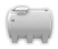 Cold Water Plastic Tank, Horizontal with legs
